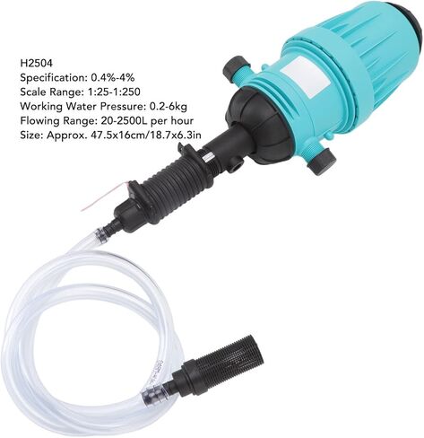 Proportional Pump Fertilizer Injector, Proportional Pump G3/4 Male Interface Fertilizer Injector Chemical Liquid Doser Dispenser Fertilizer Proportioner (H2502 (0.2% O 2%)) in Saudi Arabia