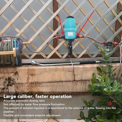 Proportional Pump Fertilizer Injector, Proportional Pump G3/4 Male Interface Fertilizer Injector Chemical Liquid Doser Dispenser Fertilizer Proportioner (H2502 (0.2% O 2%)) in Saudi Arabia