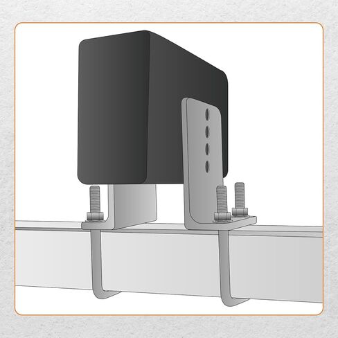 MaxPeedingRods 8 Pack 8 "L-Type Boat Trailer Bunk Bracket Kit for 3x3 Cross Smiss in Kuwait