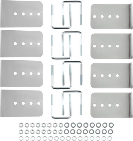MaxPeedingRods 8 Pack 8 "L-Type Boat Trailer Bunk Bracket Kit for 3x3 Cross Smiss in Kuwait
