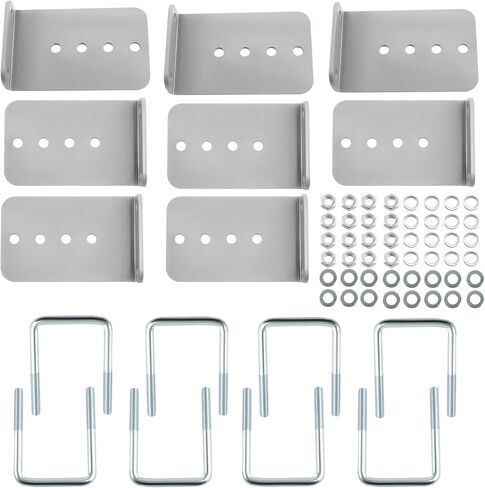 MaxPeedingRods 8 Pack 8 "L-Type Boat Trailer Bunk Bracket Kit for 3x3 Cross Smiss in Kuwait