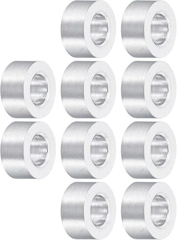 أعلى 10pcs فاصل الألومنيوم M4 ، معرف 4.2 مم × 8 ملم OD x 4mm فاصل معدني ، مستدير للتشطيب المسمار المسمار البلاط بمسامير ومسامير M4 in Saudi Arabia