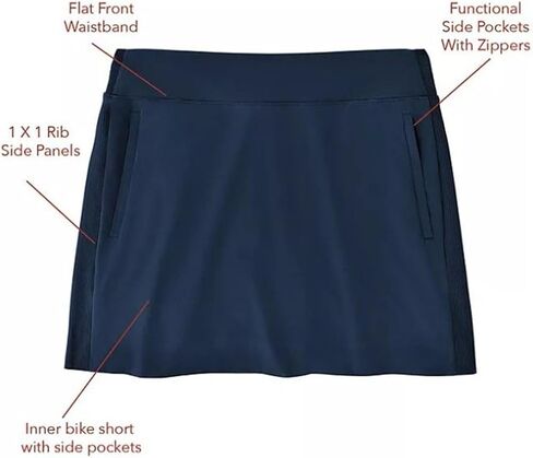 Member's Mark Women's 4-Way Stretch Skort (US, Alpha, Large, Regular, Regular, Black) in Saudi Arabia