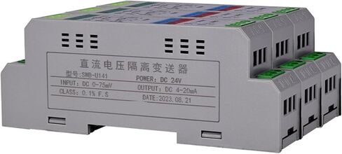 Thermocouple to 4-20mA 0-5V Converter RTD TC Temperature Signal Isolator Converter DIN Rail Installation(E -100-1000C Input_Output 0-20MA) in Saudi Arabia