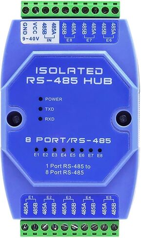 RS485 Eight-Port HUB photoelectric Isolation RS-485 HUB Surge Protection and Anti-Interference in Saudi Arabia