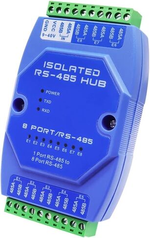RS485 Eight-Port HUB photoelectric Isolation RS-485 HUB Surge Protection and Anti-Interference in Saudi Arabia