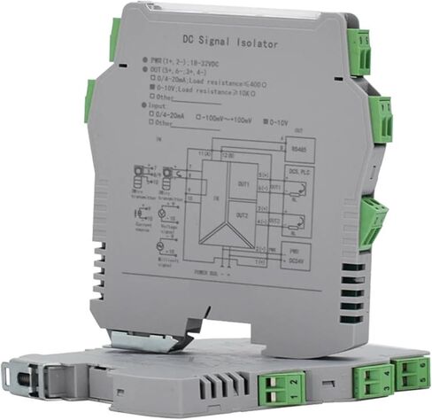 DC Analog Signal Isolator 4-20mA photoelectric Signal Converter Isolator 1 Input 1 Output 0-10V to 4-20mA Signal Isolator(2 Input 2 Output,Output 0-5V_Input 0-5V_DC 24V) in Saudi Arabia