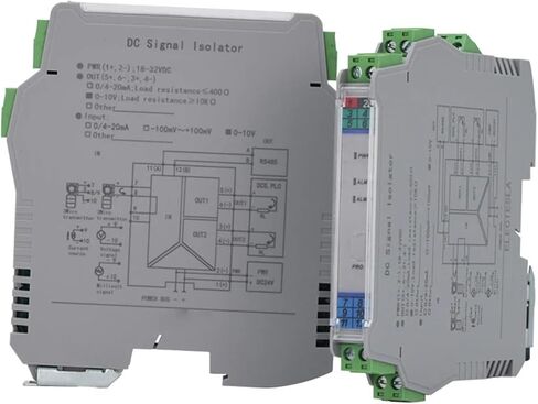 DC Analog Signal Isolator 4-20mA photoelectric Signal Converter Isolator 1 Input 1 Output 0-10V to 4-20mA Signal Isolator(2 Input 2 Output,Output 0-5V_Input 0-5V_DC 24V) in Saudi Arabia