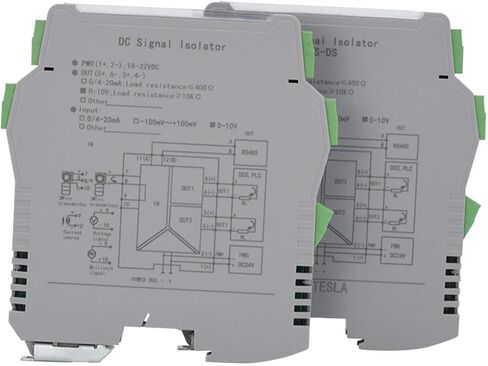 DC Analog Signal Isolator 4-20mA photoelectric Signal Converter Isolator 1 Input 1 Output 0-10V to 4-20mA Signal Isolator(2 Input 2 Output,Output 0-5V_Input 0-5V_DC 24V) in Saudi Arabia