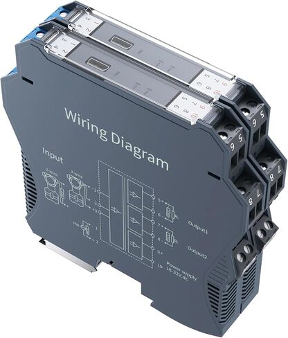 Signal Converter 1 in 1 Out 2 in 2 Out Analog Signal Isolator 4-20mA Output Signal Transmitter(1 in 1 Out,Output 1-5V_Input 0-10V_DC24V) in Saudi Arabia