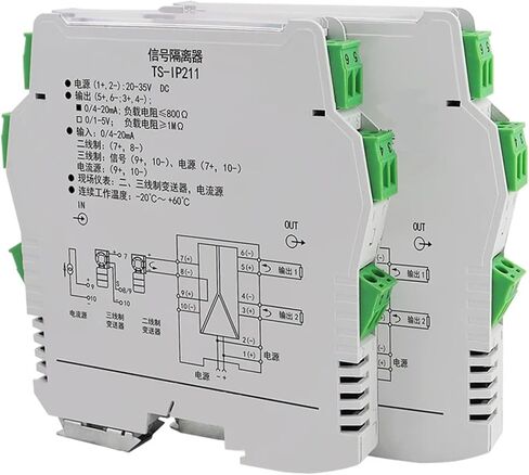 مرسل درجة الحرارة RTD مع عزل إشارة PT100 1 في 1 وحدة تحويل المستشعر 4-20MA 0-10V 5V (1 إدخال 1 الإخراج ، PT100-200-850C_OUTPUT 0-20MA_DC24V) in Saudi Arabia