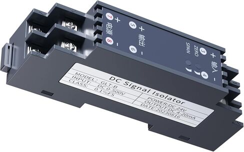 Voltage and Current Signal Converter 0-20mA to 4-20mA 0-10V Signal Isolator 0-10V 0-5V 1-5V AC/DC Voltage Isolation Transmitter(0-5V Input_DC24V Power Supply_0-20MA Output) in Saudi Arabia