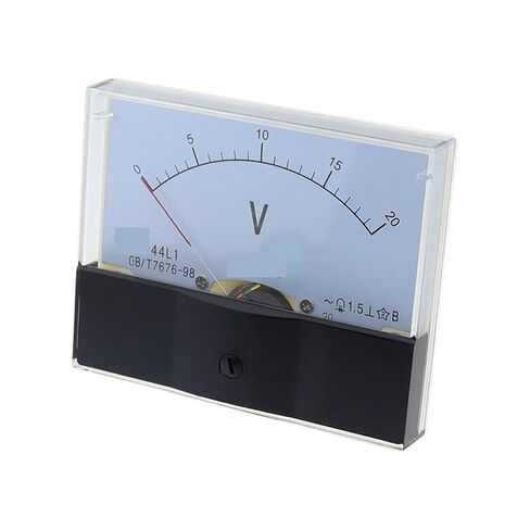 44L1-V AC Voltmeter AC10V15V 20V 30V 50V 100V 450V 500V 600V 750V POINTER 80 * 100MM لقياس 1PCS الفردي (AC 750V) in Kuwait