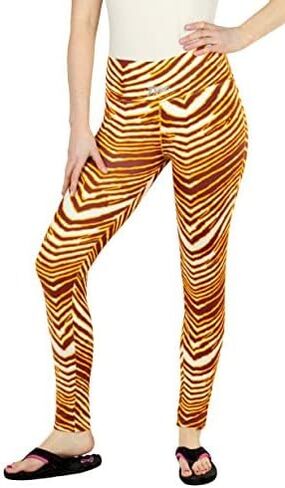 Zubaz NCAA Women's Team Color Tiger Print Legging in Saudi Arabia
