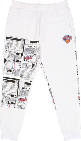 فريق الدوري الاميركي للمحترفين ، الكتاب الهزلي للرجال Newsprint Fashion Gogger Sweatpants in Kuwait