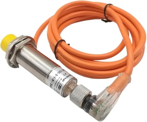 NPN Proximity Sensor with Connector M18 8mm NO+NC IM18-8-DNC-C 8mm Distance Non Flush Type with Bend Connector Switch in Saudi Arabia
