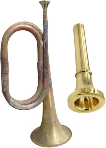DYNWAVE Blowing Bugle Music Instrument Professional Cavalry Trumpet Marching Bugle for in Kuwait