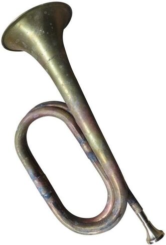 DYNWAVE Blowing Bugle Music Instrument Professional Cavalry Trumpet Marching Bugle for in Kuwait