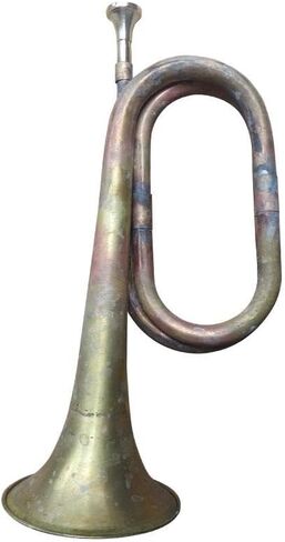 DYNWAVE Blowing Bugle Music Instrument Professional Cavalry Trumpet Marching Bugle for in Kuwait