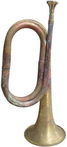 DYNWAVE Blowing Bugle Music Instrument Professional Cavalry Trumpet Marching Bugle for in Kuwait