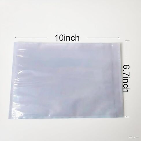 1000 PCS 6.7"x10" Clear Packing Slip Pouches List Envelopes Self-Adhesive Plastic Mailing Pouch Enclosed Bags for Packing Slips Invoice Label in Saudi Arabia