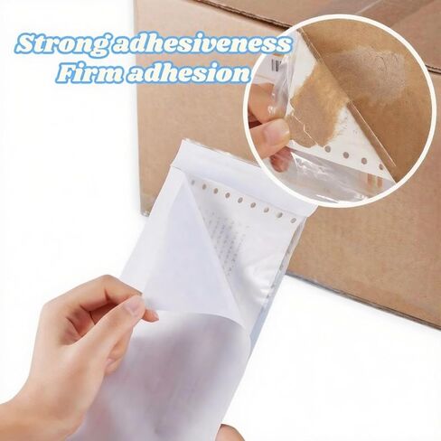 1000 PCS 6.7"x10" Clear Packing Slip Pouches List Envelopes Self-Adhesive Plastic Mailing Pouch Enclosed Bags for Packing Slips Invoice Label in Saudi Arabia