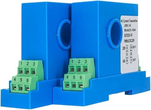 مستشعر القاعة الحالي AC/DC 0-150A AC المحول الحالي 4-20MA 0-10V RS485 HALL تأثير جهاز الإرسال الحالي (AC0-150A_12MM_DC12V) in Kuwait