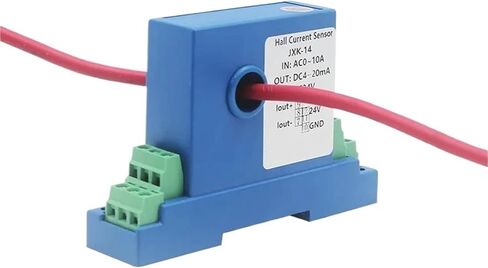 مستشعر القاعة الحالي AC/DC 0-150A AC المحول الحالي 4-20MA 0-10V RS485 HALL تأثير جهاز الإرسال الحالي (AC0-150A_12MM_DC12V) in Kuwait