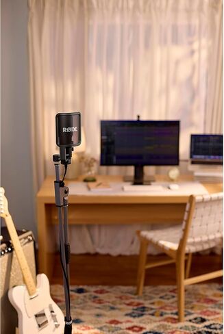 Rode NT-USB+ USB Condenser Microphone with Rode SC27 Black USB-C to USB-C Cable and StreamEye Adjustable Boom Arm in Saudi Arabia