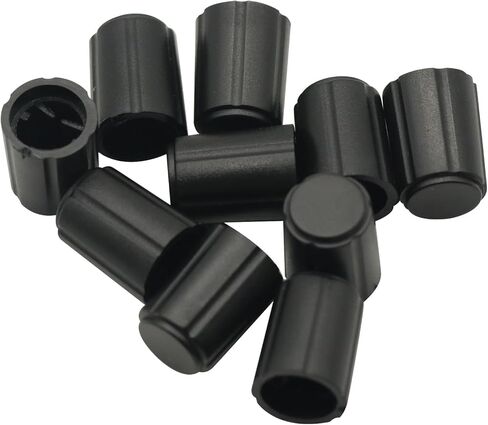 10PCS for KY-040 360 Degrees Potentiometer Rotary Encoder ABS Type D Half Shaft Hole Caps Knob 6mm A15 Brick Sensor Switch, Electric Guitar Volume Tone Knobs Black,Potentiometer Knobs in Saudi Arabia
