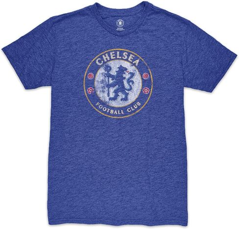 تشيلسي FC Color Badge Vintage Premium Triblend T -Shirt - Royal in Kuwait