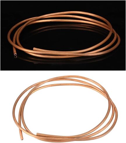 Copper Coil Tube, T2 Soft 4mm OD 6mm Copper Tubing Coil Thickness 1mm for Refrigeration 2m in Saudi Arabia
