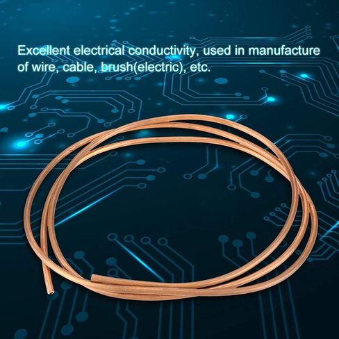 Copper Coil Tube, T2 Soft 4mm OD 6mm Copper Tubing Coil Thickness 1mm for Refrigeration 2m in Saudi Arabia