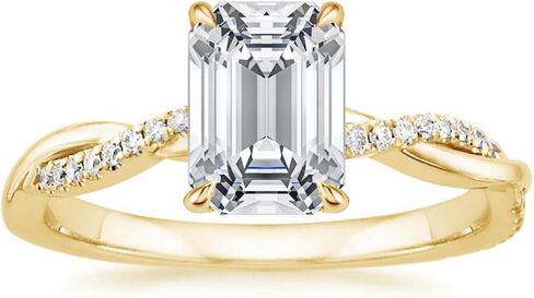 Marquise Moissanite Wedding Set 2 CT Marquise Cut Solitaire Engagement Ring Yellow Gold Engagement Ring Marquise Promise Gifts for Her Moissanite Rings 10K/14K/18K Solid Yellow Gold in Kuwait