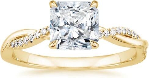 Marquise Moissanite Wedding Set 2 CT Marquise Cut Solitaire Engagement Ring Yellow Gold Engagement Ring Marquise Promise Gifts for Her Moissanite Rings 10K/14K/18K Solid Yellow Gold in Kuwait