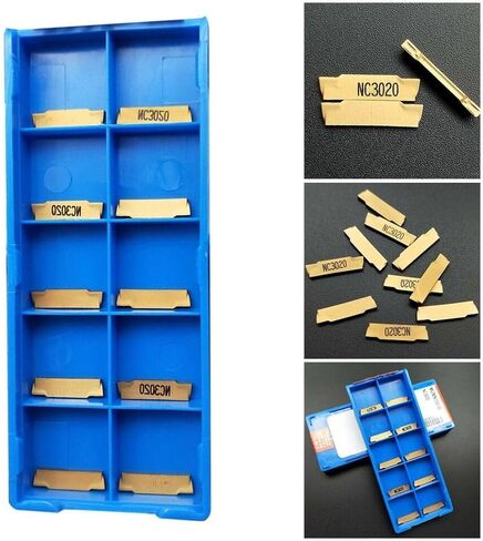 10Pcs MGMN150-G NC3020 1.5mm Wide CNC Cut-Off Grooving Carbide Insert,Fit for MGEHR in Saudi Arabia