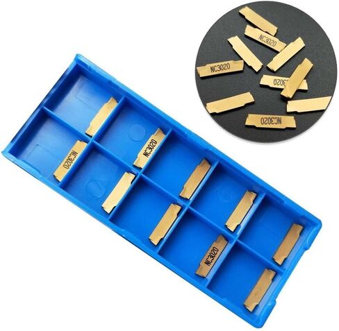 10Pcs MGMN150-G NC3020 1.5mm Wide CNC Cut-Off Grooving Carbide Insert,Fit for MGEHR in Saudi Arabia