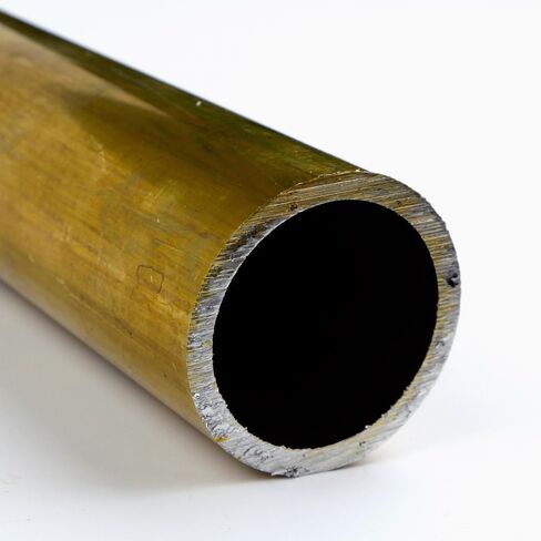 Brass Round Tubing, H58 Temper, 3/8" OD, 0.315" ID, 0.03" Wall, 48" Length, OnlineMetals in Saudi Arabia