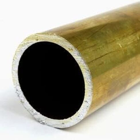 Brass Round Tubing, H58 Temper, 3/8" OD, 0.315" ID, 0.03" Wall, 48" Length, OnlineMetals in Saudi Arabia