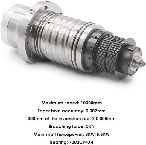 BT30 unpowered spindle motor with pulley DE disc spring 4 pieces ceramic bearing in Saudi Arabia