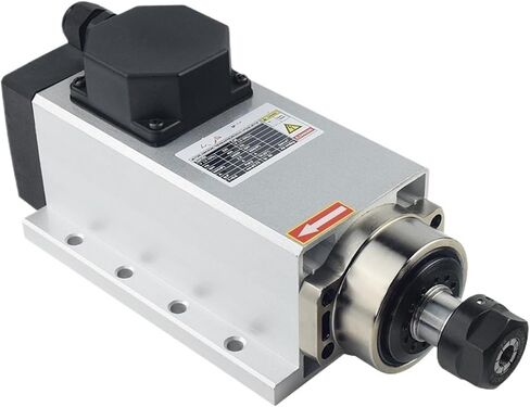 2.2KW air-Cooled Square Spindle Motor ER20 220V/380V runout 0.01mm 4-Piece Bearing Spindle(220V) in Saudi Arabia