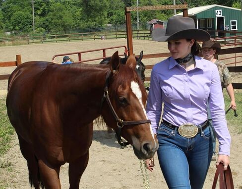 Chestnut Bay Annie-O Western Show Shirt in Saudi Arabia