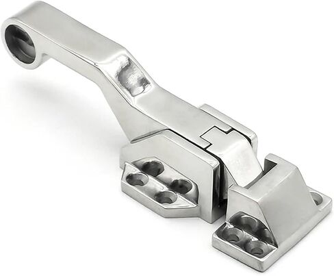304 Stainless Steel Freezer Door Handle Refrigerator Mute Box Sealed Door Lock Oven Linkage Handle DK615 1Pcs in Saudi Arabia