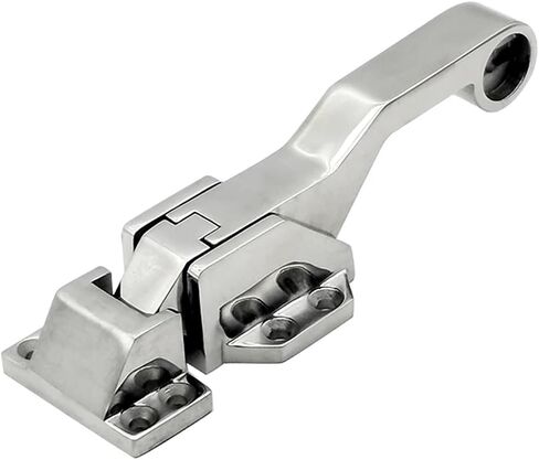304 Stainless Steel Freezer Door Handle Refrigerator Mute Box Sealed Door Lock Oven Linkage Handle DK615 1Pcs in Saudi Arabia
