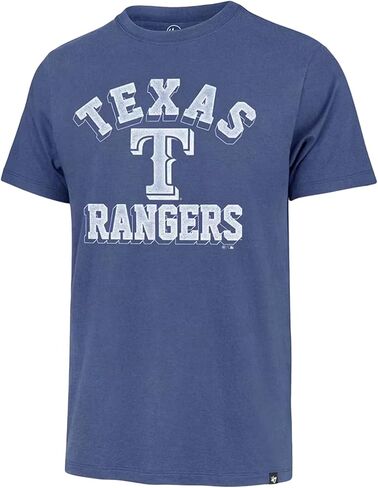 47 Brand MLB Men's Unmatched Franklin Team Color Arched Wordmark Primary Logo Short Sleeve Baseball Fashion T-Shirt in Saudi Arabia
