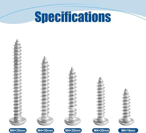 Torx/Star Drive Button Head Self Tapping Screws, M4×35mm, 100 Pcs, 18-8 (304) Stainless Steel Wood Screws, Used for Wood, Plastic and Soft Metal, 1 Pcs T20 Star Bit Included in Saudi Arabia