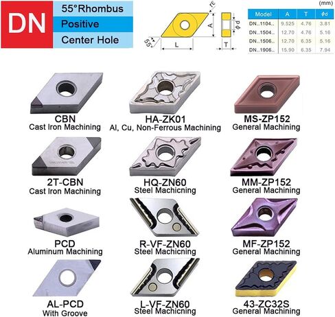 1PCS DNMG 1504 PCD CBN من الفولاذ المقاوم للصدأ CNC قطع ممل ممل أدوات الأدوات مملوكة آلات الفهرسة (DNGA..4T-CBN-S ، 150404) in Saudi Arabia