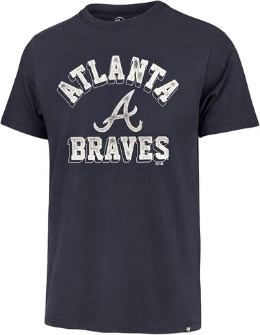 47 Brand MLB Men's Unmatched Franklin Team Color Arched Wordmark Primary Logo Short Sleeve Baseball Fashion T-Shirt in Saudi Arabia