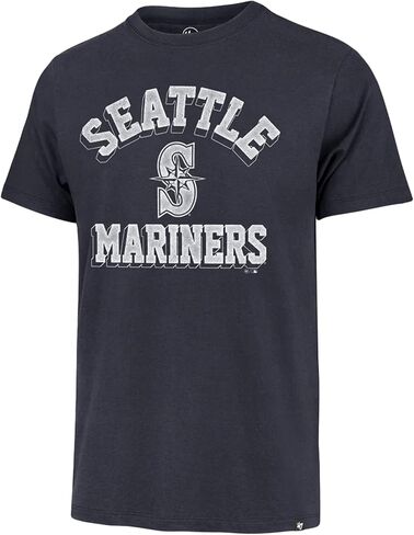 47 Brand MLB Men's Unmatched Franklin Team Color Arched Wordmark Primary Logo Short Sleeve Baseball Fashion T-Shirt in Saudi Arabia