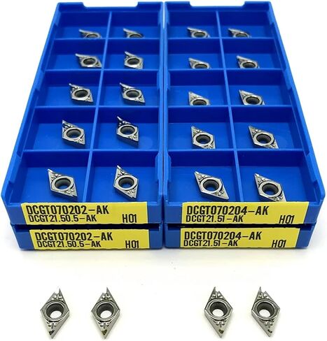 DCGT070204 AK H01 أداة تحويل الألومنيوم Carbide إدراج أدوات المخرطة CNC أداة إدراج أداة القطع DCGT 070204 الألومنيوم (DCGT070202 AK H01) in Saudi Arabia